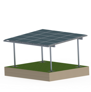 Soeasy Solar Mounting Carport Structures Frame-CAC